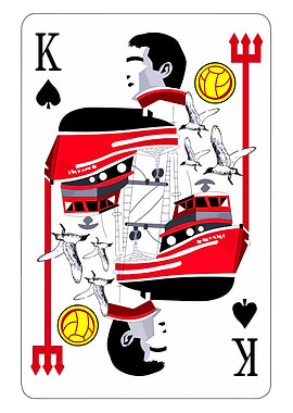 King of Spades Playing Card