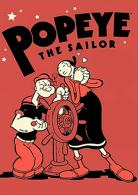 Popeye and Olive Oyl at the Helm
