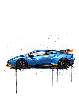 Lamborghini Huracan STO Blu Laufey