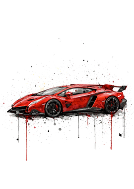 Lamborghini Veneno Rosso Veneno