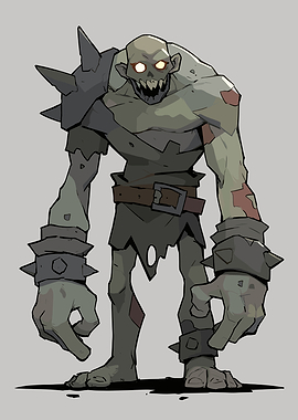 Stylized Zombie Monster Character
