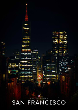 San Francisco Skyline at Night