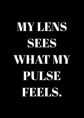 My Lens Sees What My Pulse Feels