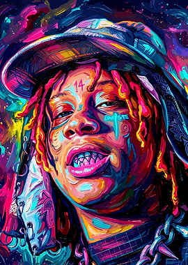 Trippie Redd Pop Art Portrait