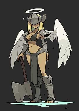 Angel Warrior with Axe