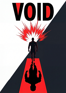 Man Walking Towards Void