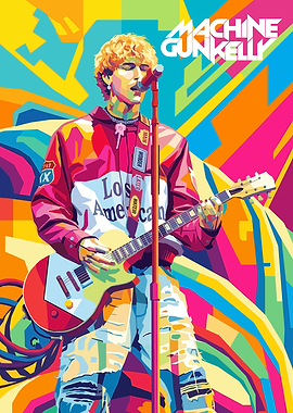 Machine Gun Kelly Pop Art
