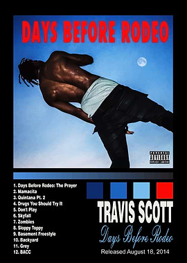 Travis Scott Days Before Rodeo Album Cover