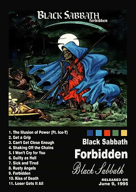 Black Sabbath Forbidden Album Art