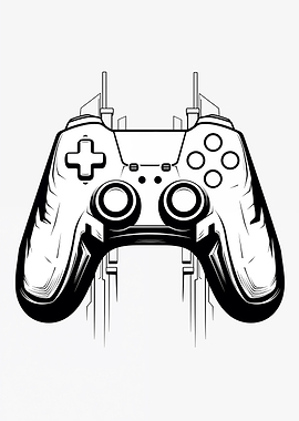 Gaming Controller Art