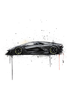 Lamborghini Terzo Millennio Nero