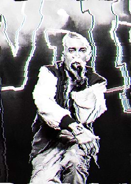 Eminem Performing on Stage