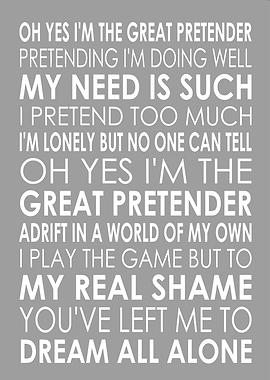 The Great Pretender Lyrics