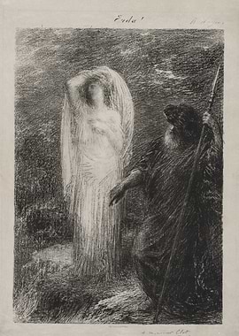 Ghostly Apparition and Old Man