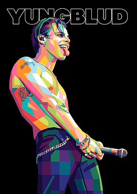 Yungblud Pop Art Portrait