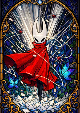 Hornet in Stained Glass Style