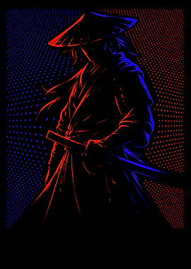 Samurai Warrior with Katana