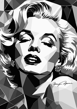 Marilyn Monroe Pop Art Portrait