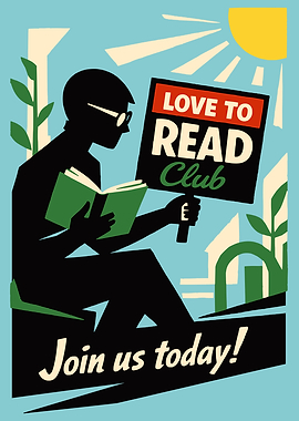 Love to Read Club Poster