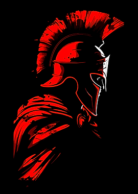 Spartan Warrior Helmet and Cape