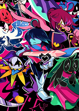 Deltarune Characters Group Art