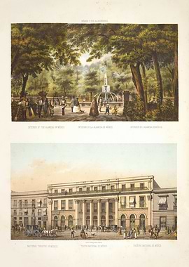 Vintage Mexican City Views