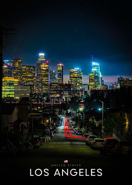 Los Angeles Skyline at Night