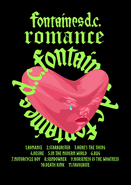 Fontaines D.C Romance Album Art