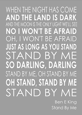 Stand By Me Lyrics