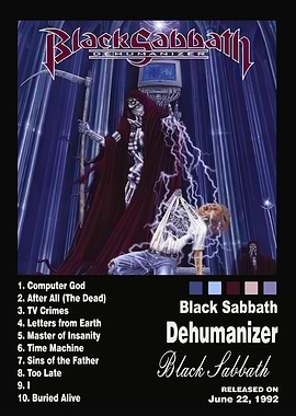 Black Sabbath Dehumanizer Album Art