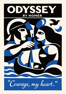 Odyssey Book Cover Print
