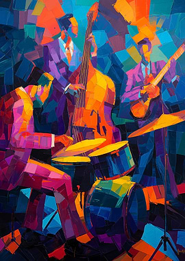 Jazz Band Playing Music