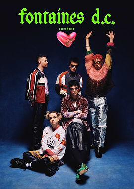 Fontaines D.C. Romance Album Cover