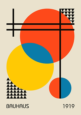 Bauhaus 1919 Abstract Geometric