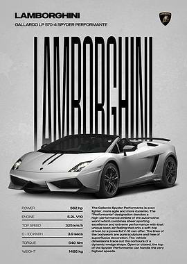 Lamborghini Gallardo LP 570-4 Spyder Performante