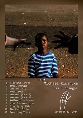 Michael Kiwanuka Small Changes Album Art