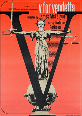 V for Vendetta Movie Poster