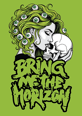 Bring Me The Horizon Skull Graphic
