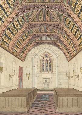 Interior of a Gothic Chapel