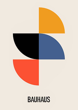 Bauhaus Abstract Geometric Art