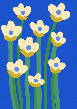 Abstract Floral Illustration