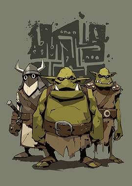 Three Fantasy Goblins