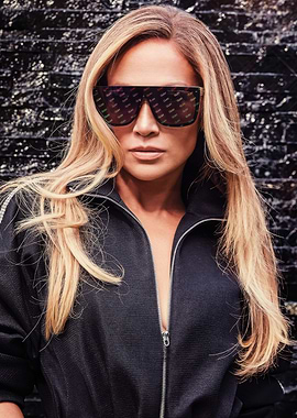 Jennifer Lopez in Sunglasses and Tracksuit