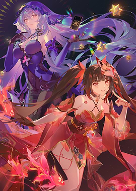 Honkai Star Rail Black Swan And Sparkle