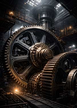 Steampunk Industrial Gears