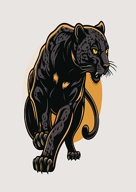Black Panther Roaring