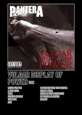Pantera Vulgar Display of Power Album Art