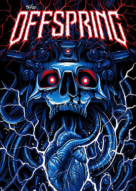 The Offspring Skull Heart Art