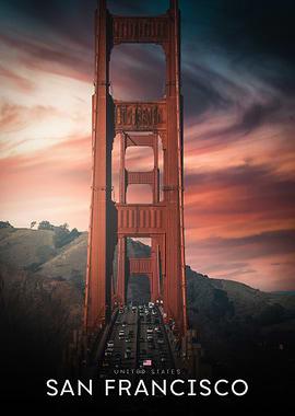 Golden Gate Bridge at Sunset