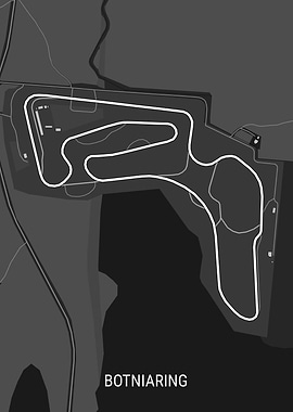 Botniaring Race Track Map